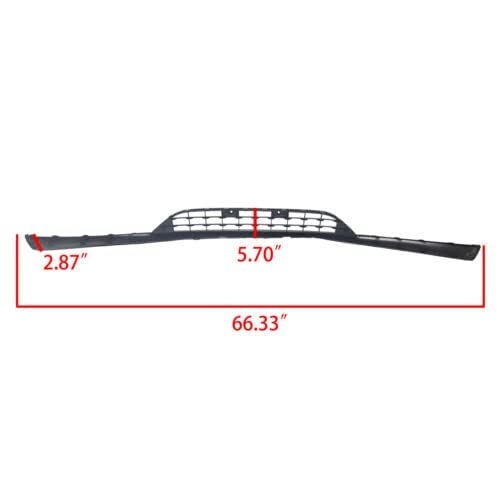 Front Lower Valance Bumper Panel For 2015 2016 2017 2018 Ford Focus(Replace Part# F1EZ17626A)