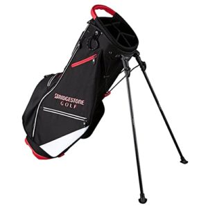 bridgestone golf lightweight stand bag-black