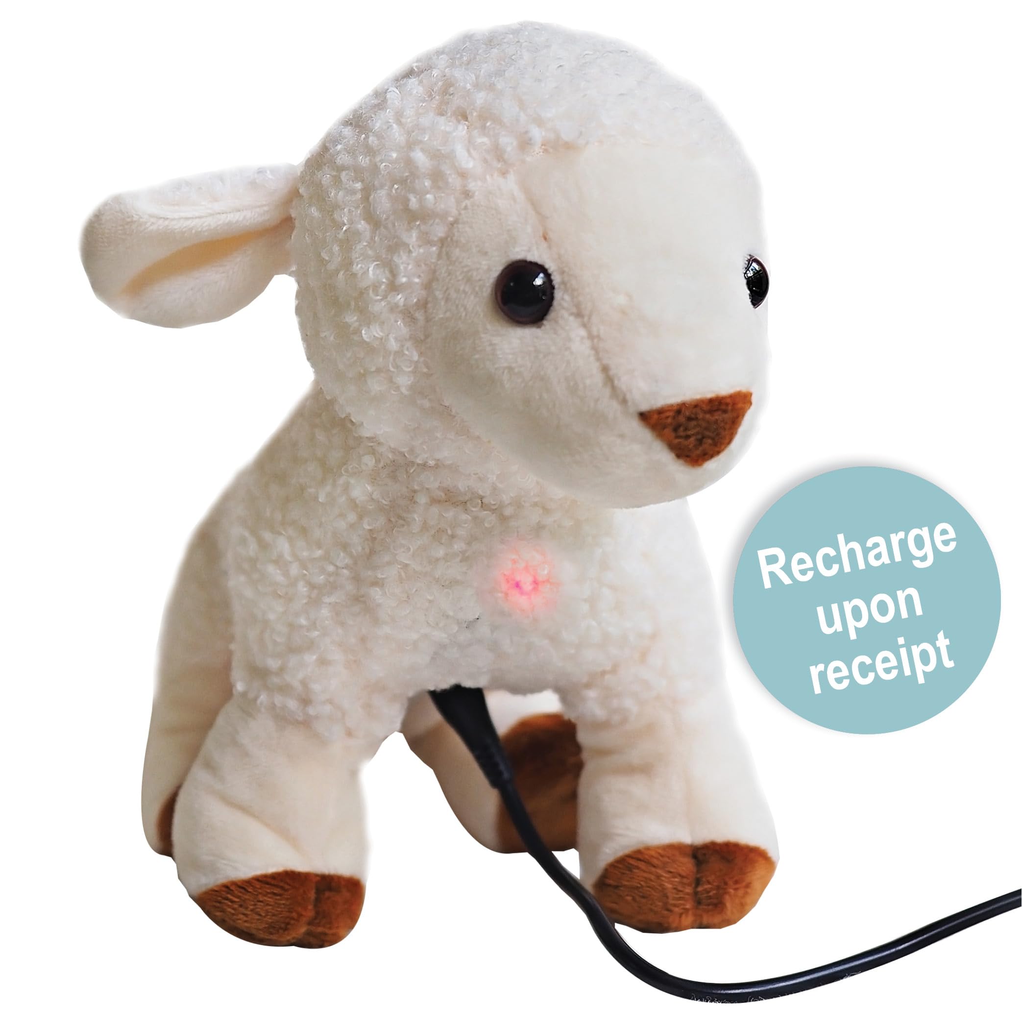 My Little Lamb - Singing Lamb w/Audio Bible, Stories and Songs (3+), Musical Stuffed Animal for Baby – Christian Toy for Children to Help Sleep & Memorize The Bible – Ideal Gift for Kids