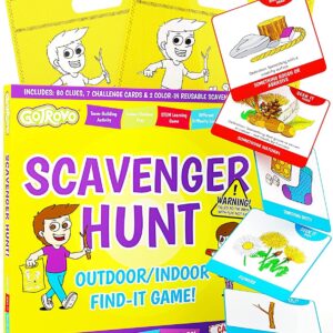 GOTROVO Scavenger Hunt Game for Kids Seek and Build 1st Edition | Kids Indoor and Outdoor Activities for Kids Ages 4-8 | Easter Scavenger Hunt