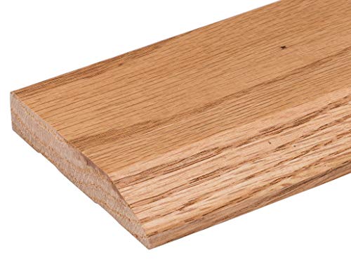 3 1/2" Wide X 5/8" High Pre-Finished Oak Half Threshold (Butt up Threshold) (3 FT)