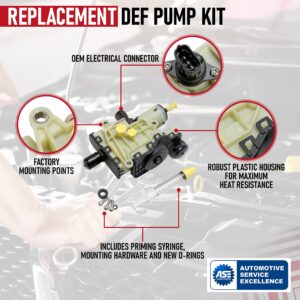 Diesel Exhaust Fluid Pump Kit - Reductant Heater Sending Unit - Compatible with Ford Vehicles - F250, F350, F450, F550 Super Duty 2011-2016 - Replaces BC3Z5L227K, BC3Z5L229L, 904-369, 904369 - Urea