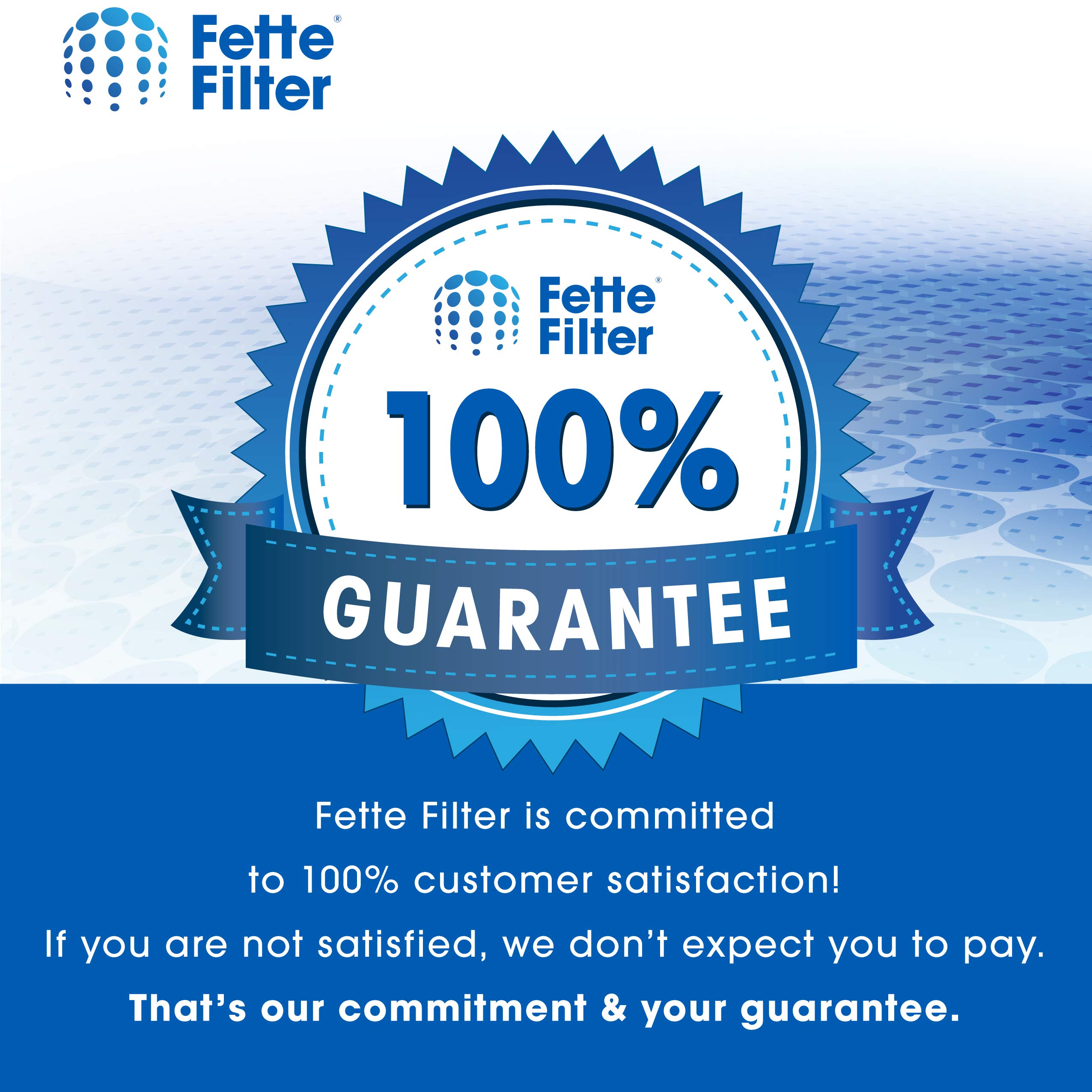 Fette Filter - HPA100 Premium True HEPA H13 Replacement Filter R Compatible with Honeywell Air Purifier HPA 090 094 100 104 105 HA106 HPA3100 HPA5100 HPA5150 Part# HRF-ARVP100 Filter R PreFilter A