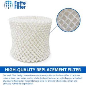 Fette Filter - Filter C Humidifier Wicking Replacement Filter Compatible with Honeywell HC-888 HC-888N for Series HCM-890 HEV-320 and Duracraft DCM200 DH890 DCM891 Series 6-Pack.
