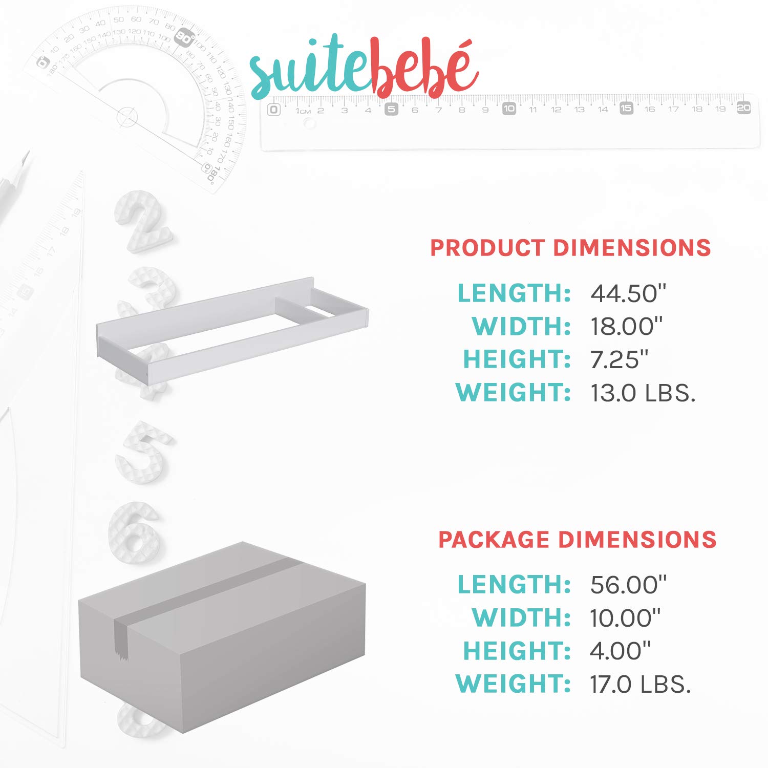 Suite Bebe Anaheim Buttercream Changing Station Topper