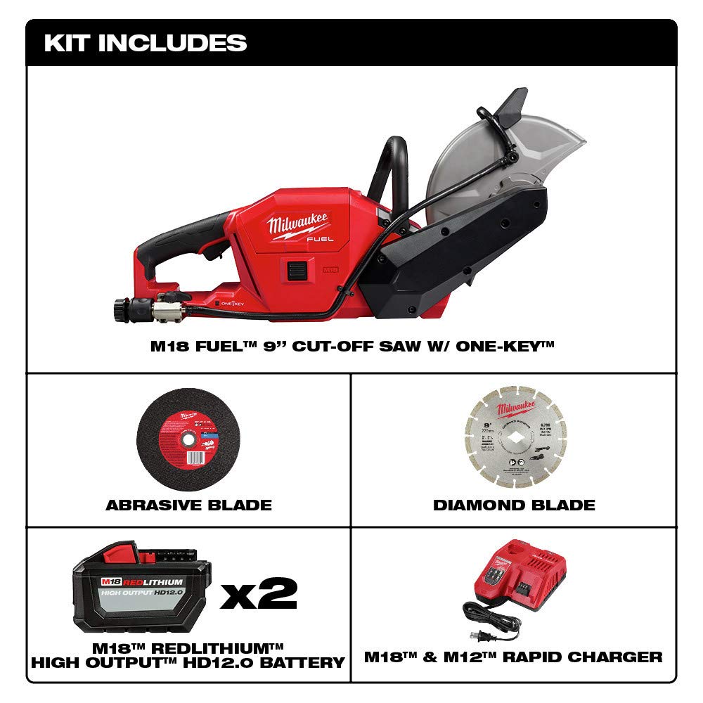 MILWAUKEE M18 FUEL 9in. Cut-Off Saw w/