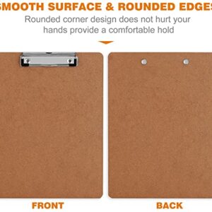 Clipboards, HERKKA 32 Pack Hardboard Office Clipboards Low Profile Clip Standard A4 Letter Size, ECO Friendly