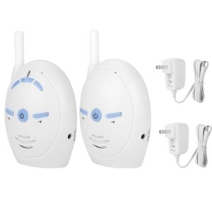 video baby monitor, baby audio monitor, 2.4ghz wireless digital audio baby monitor nanny intercom camera electronic alarm (100-240v)
