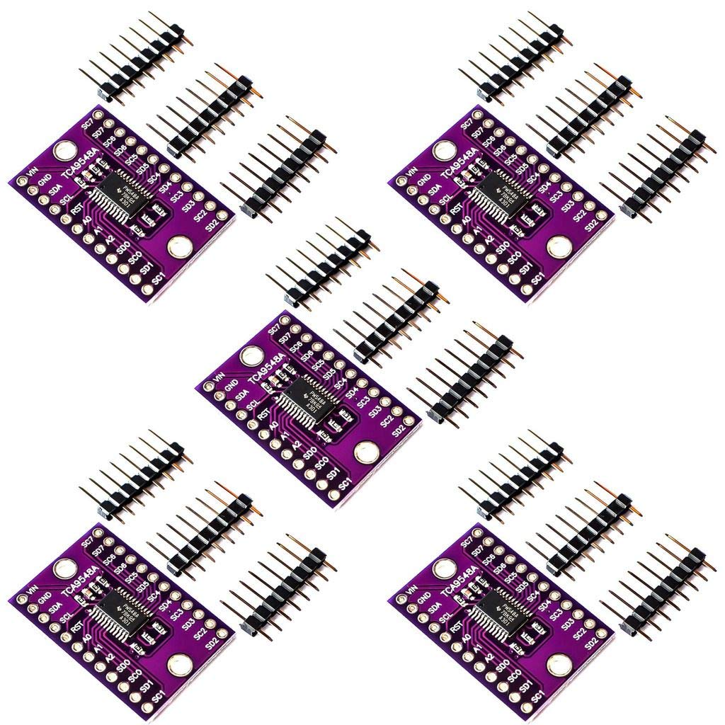 DAOKI 5Pcs Expansion Board TCA9548A I2C IIC Multiplexer Breakout Board 8 Channel Expansion Board for Arduino