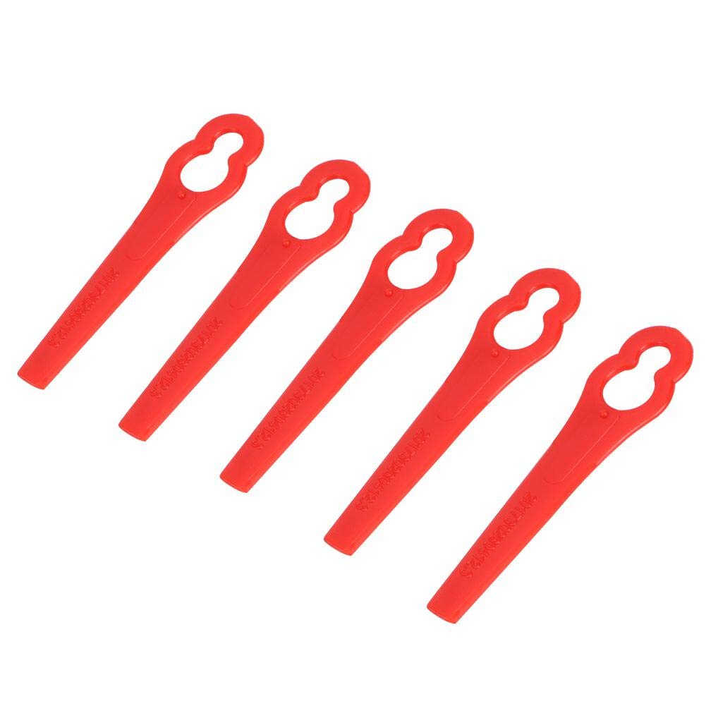 Fdit 40pcs Plastic Blade Set Replacement Blade for Cordless Grass Trimmer Strimmer