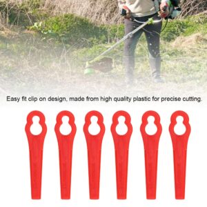 Fdit 40pcs Plastic Blade Set Replacement Blade for Cordless Grass Trimmer Strimmer