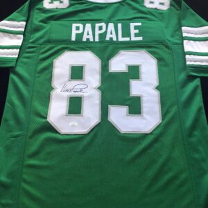 Vince Papale Signed Autographed Green Football Jersey with JSA COA - Size XL - Philadelphia Great