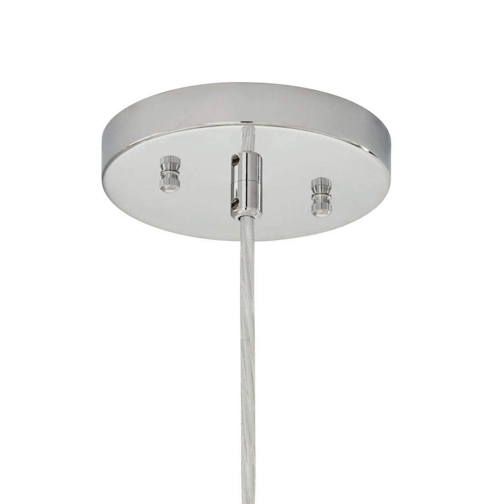 Home Decorators Collection 40-Watt Equivalence Chrome Integrated LED Mini Pendant