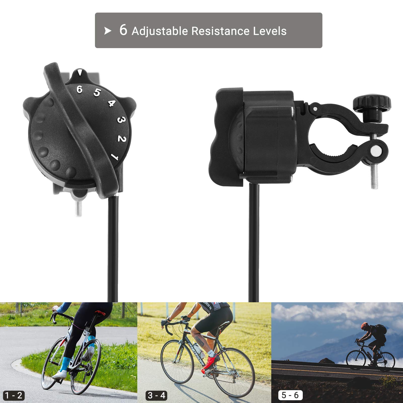 SONGMICS Indoor Bike Trainer Stand, Reduces Noise, Curvy Stable Frame USBT01B