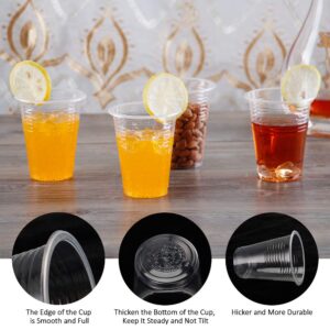 Plastic Cups, 100 Pack 8 Oz Clear Plastic Cups, Clear Plastic Cups 8 Oz Clear Cups, 8 Oz Clear Cups Plastic Cups Clear Plastic Cups Plastic Cups, Disposable Clear Plastic Cups Water Cups Plastic Cups