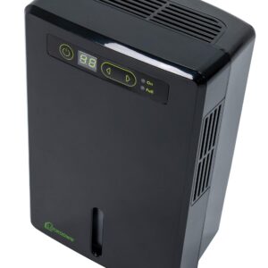 LOCKDOWN Automatic Dehumidifier with Quiet Operation, Drain Hose and Self Monitoring Controls for Humidity Control in Small Rooms, Safes and Closets