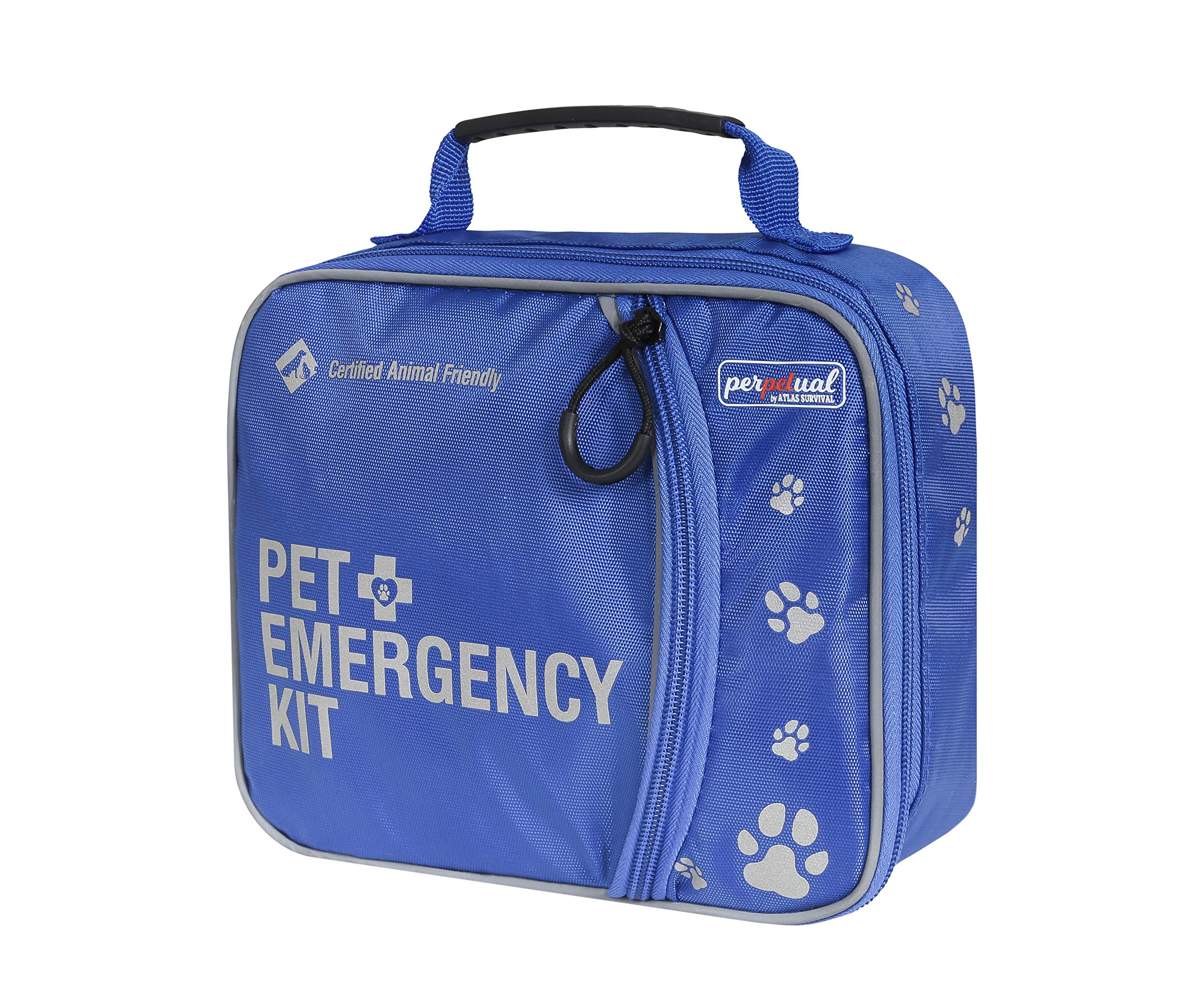 Perpetual Pet First Aid Kit with Vet Wrap, Styptic Powder, Bitter Spray & Veterinary Splint. Ideal for Hiking, Travelling, Camping, Outdoor & Indoor Activities