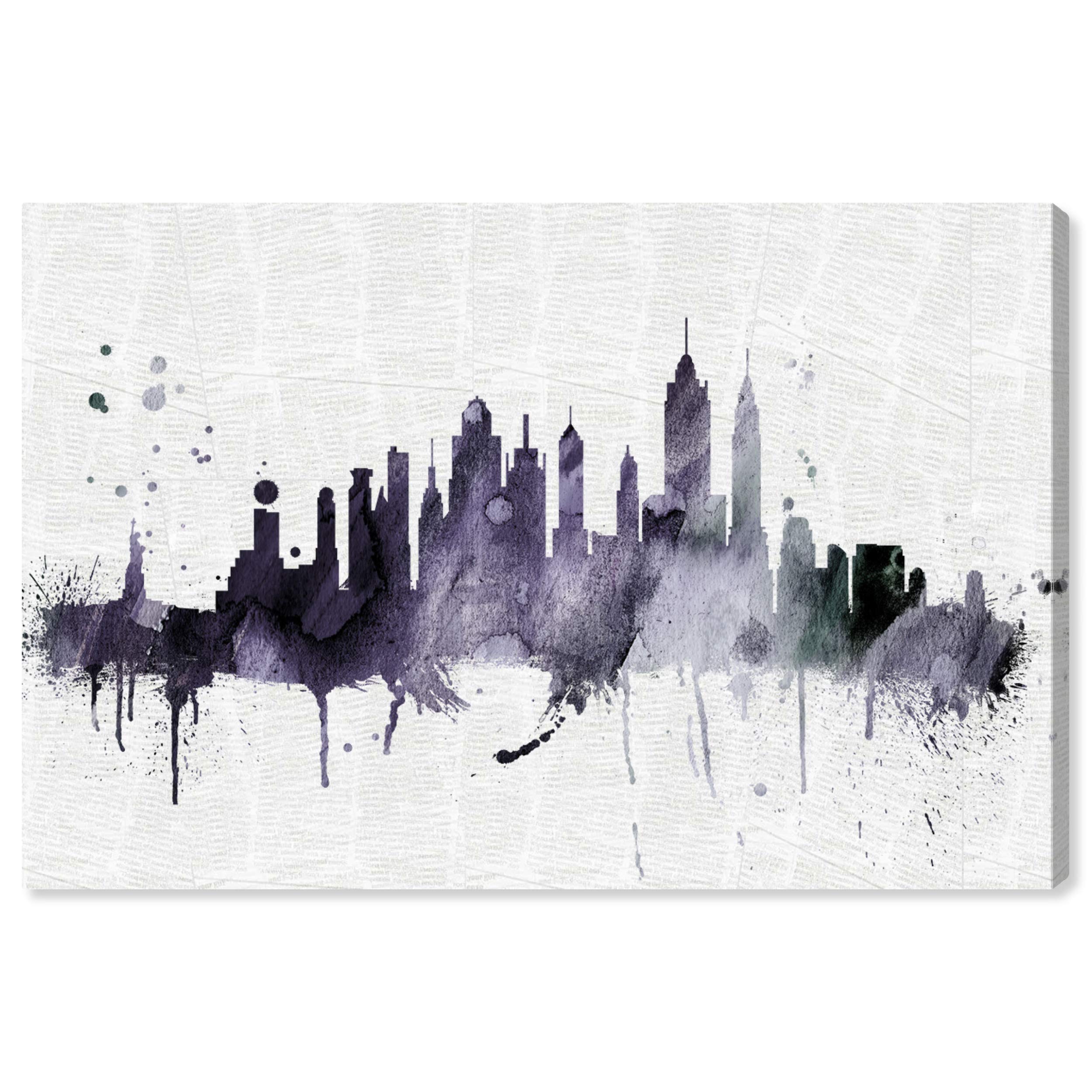 Wynwood Studio Cities and Skylines Wall Art Canvas Prints 'NY Skyline'