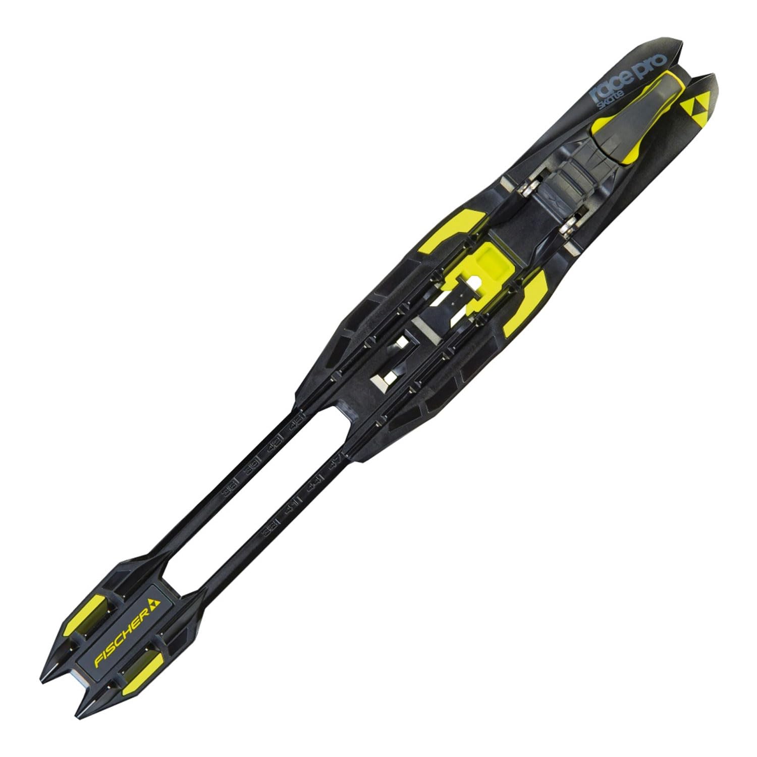 FISCHER Race Pro Skate IFP No Tools Installation Cross-Country Nordic Ski Binding, Black/Yellow