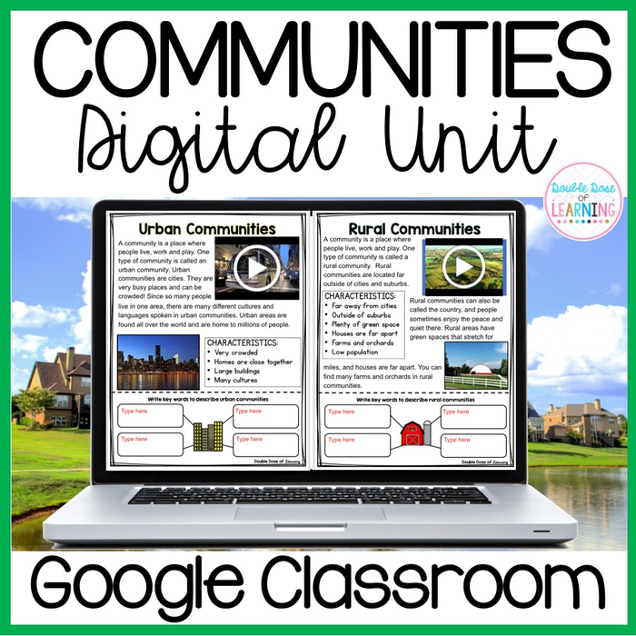 Communities Digital Google Classroom Unit