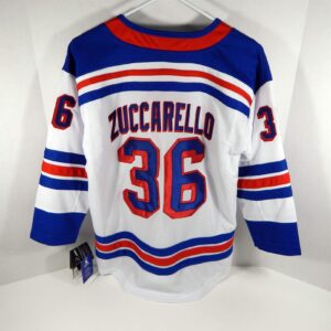 Youth New York Rangers Mats Zuccarello #36 Outerstuff Premier White Jersey L/XL