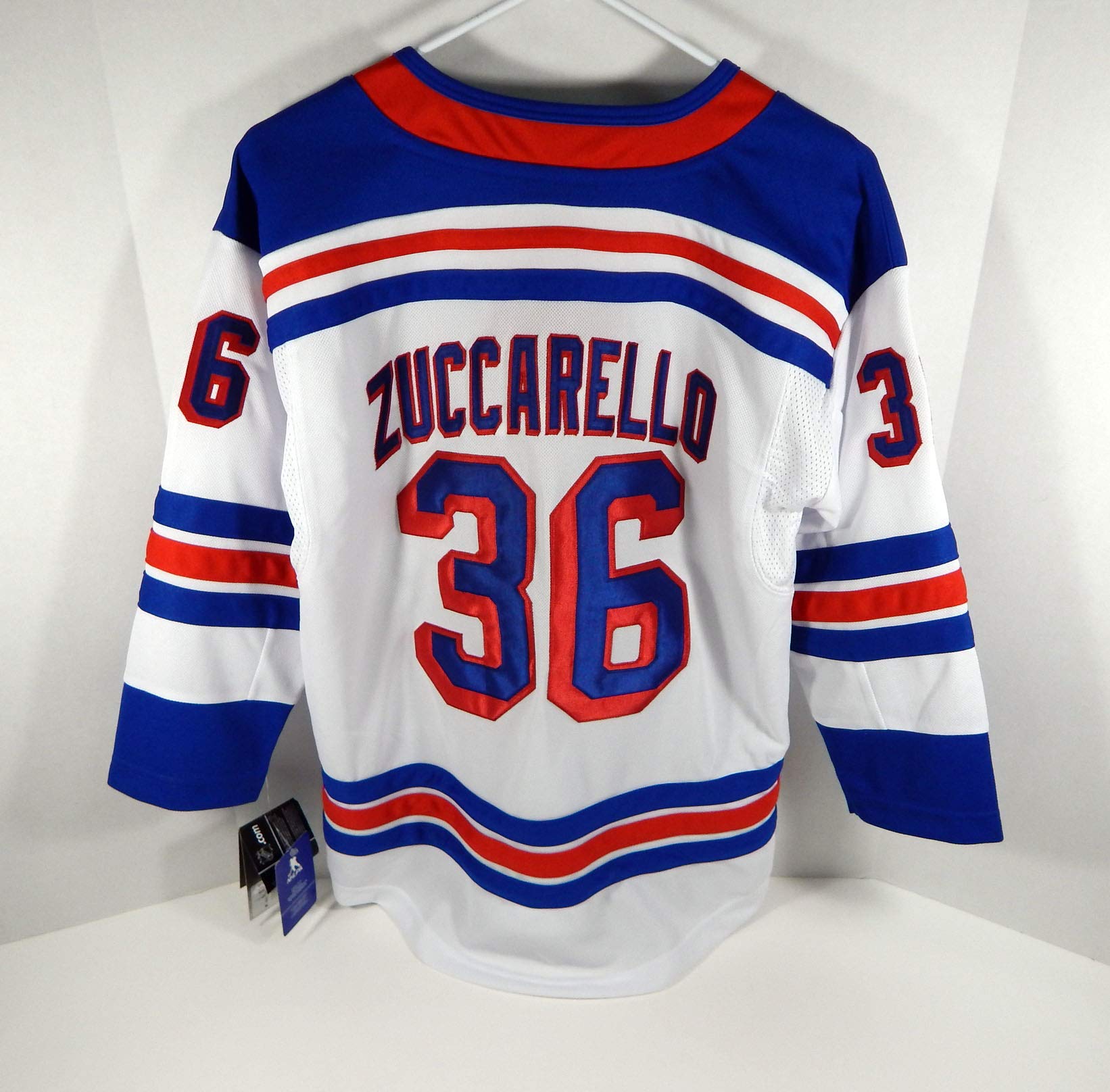 Youth New York Rangers Mats Zuccarello #36 Outerstuff Premier White Jersey L/XL