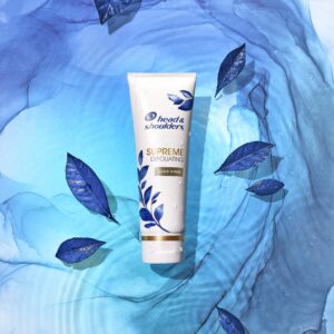 Head & Shoulders Supreme, Exfoliating Scalp Scrub Treatment, with Argan Oil and Vitamin E, 3.3 Fl Oz