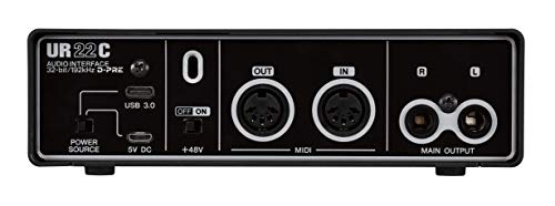 Steinberg UR22C 2x2 USB 3.0 Audio Interface with Cubase AI and Cubasis LE