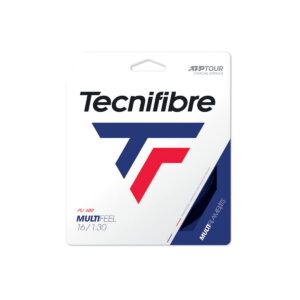 tecnifibre unisex – adult's multifeel 1.30 tennis strings, black, 1.30 mm