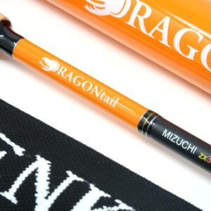 DRAGONtail MIZUCHI zx340 Zoom Small Stream 3 Length Tenkara Rod (with Furled Line Starter Kit)