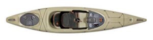 wilderness systems pungo 120 recreational kayak - sit inside - phase 3 air pro comfort seating - 12.2 ft - fossil tan