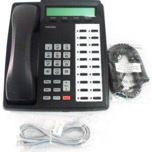 Toshiba Strata DKT3020-SD 20-Button LCD Display Speakerphone (Black) (Renewed)