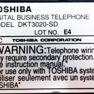 Toshiba Strata DKT3020-SD 20-Button LCD Display Speakerphone (Black) (Renewed)