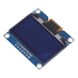 1.54 Inch OLED Module 128 x 64 White Yellow Blue SSD1309 Driver I2C Interface Display Module (White)