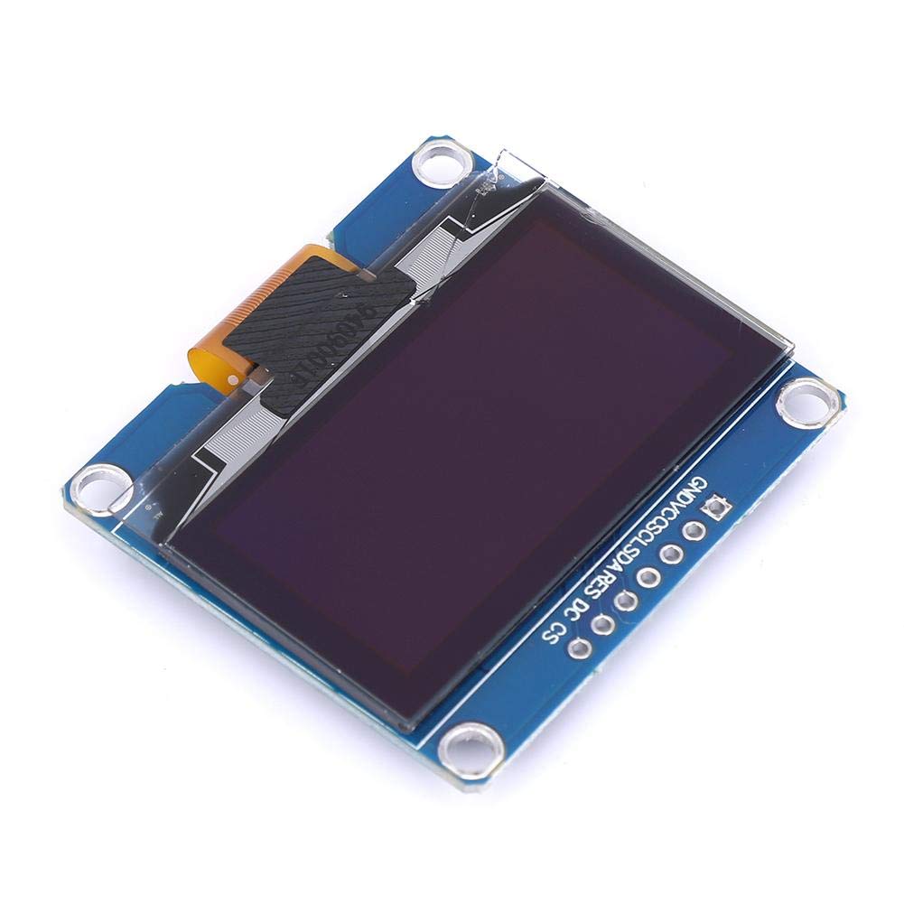 1.54 Inch OLED Module 128 x 64 White Yellow Blue SSD1309 Driver I2C Interface Display Module (White)