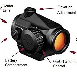 Vortex Optics Crossfire Red Dot Sight Gen II- 2 MOA Dot (CF-RD2)