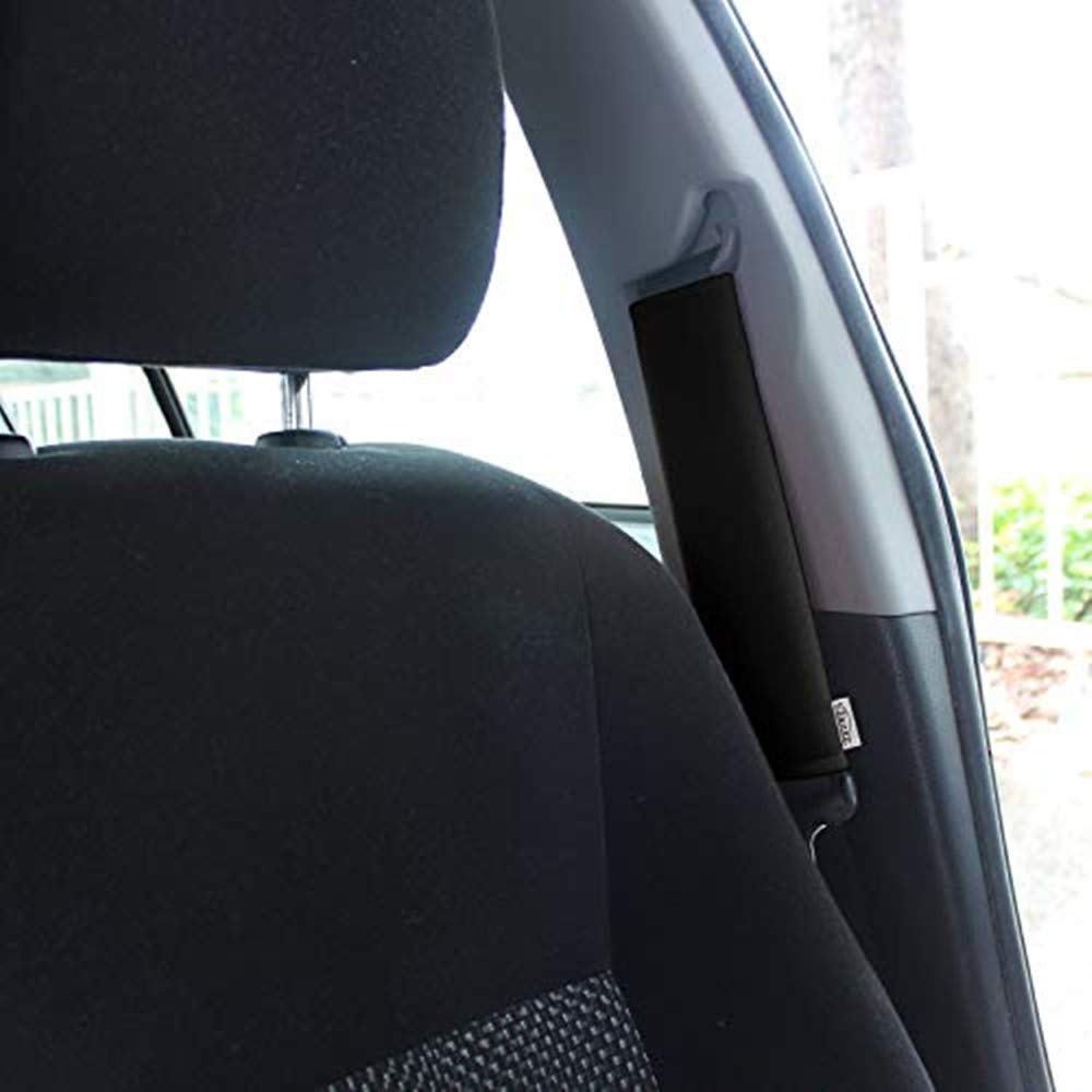 Universal Car Seat Belt Pads, 2 Pack Shoulder Strap Pad Cushion Cover Car Belt Protector Safety Belt Cover for Adults Children (Red)