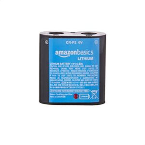 Amazon Basics 4-Pack 2CR5 Lithium High-Capacity Photo Batteries, 6 Volt, Replaces 223A, EL223AP, and DL223A Batteries, 10-Year Shelf Life