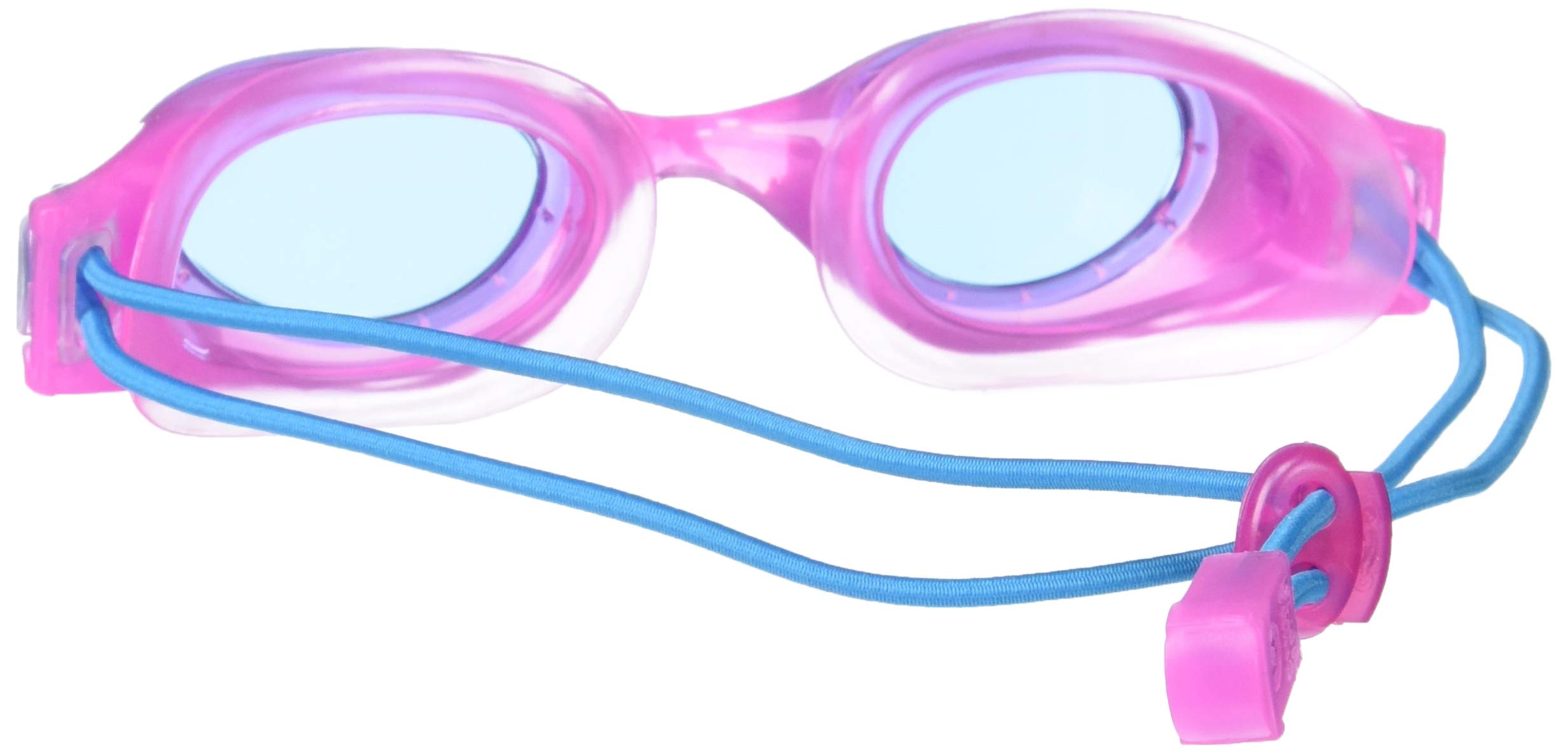 Speedo Unisex-child Swim Goggles Hydrospex Bungee Junior Ages 6-14 , Fuchsia/Cobalt