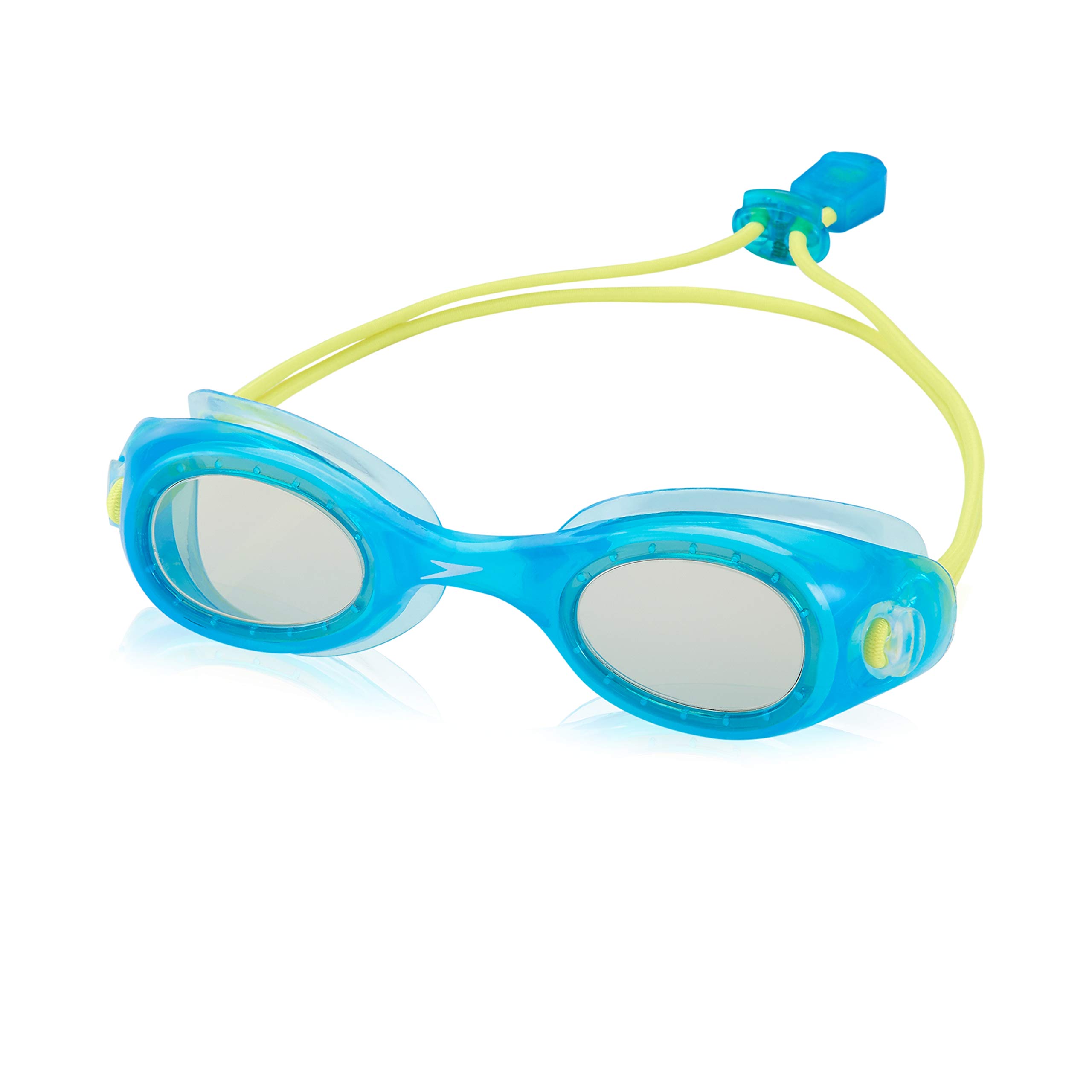Speedo Unisex-Child Swim Goggles Hydrospex Bungee Junior Ages 3-8 , Blush/Jade