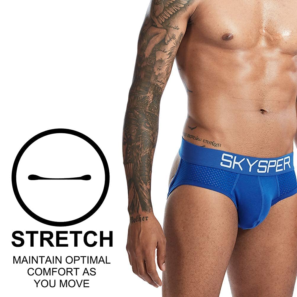 SKYSPER Men's Jockstrap Underwear Mesh Breathable Jock Strap