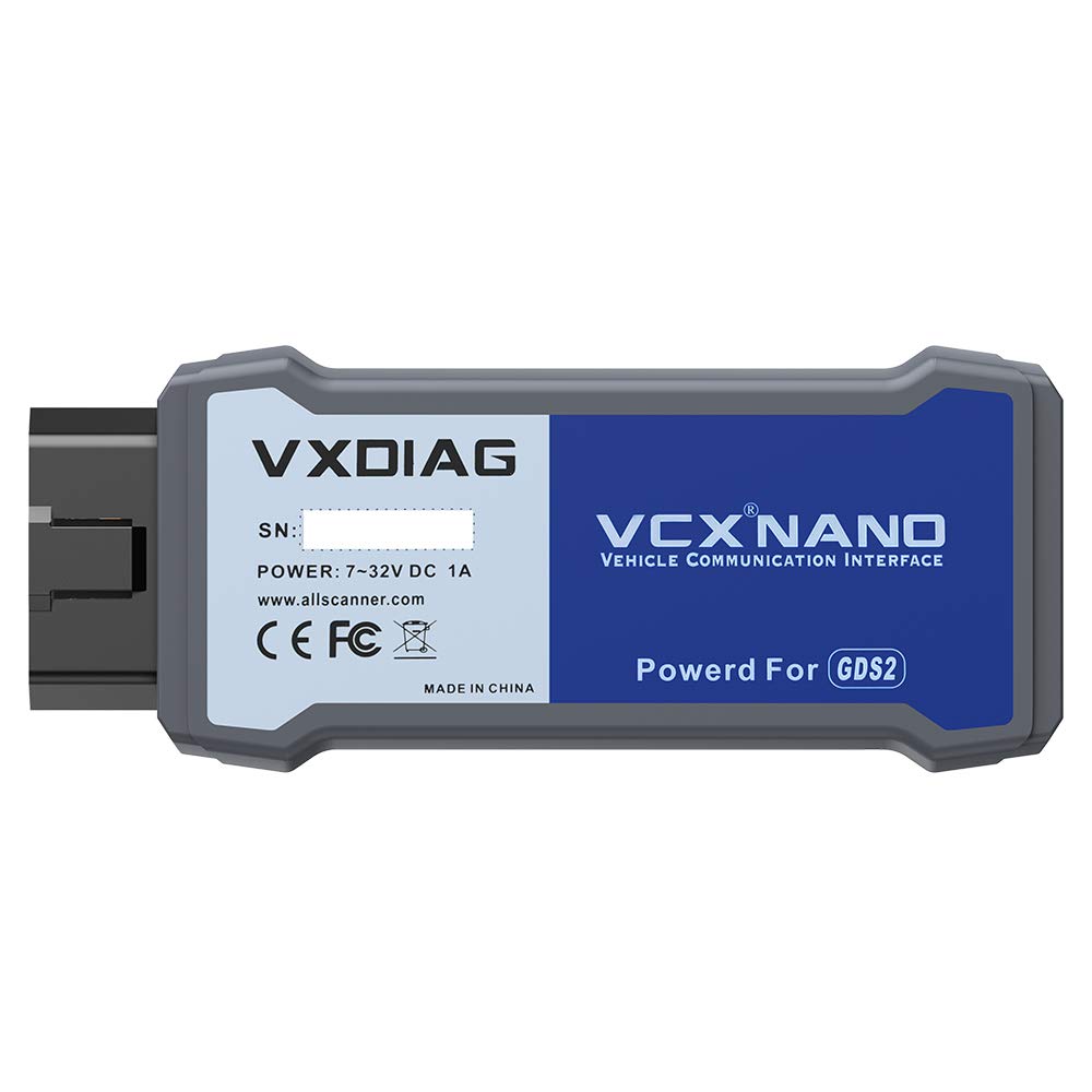VXDIAG VCX Nano GDS2 and Tech2Win Diagnostic Tool Compatible for GM/OPEL with Global Diagnostic Programming System GDS & GDS2 Blue