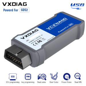 VXDIAG VCX Nano GDS2 and Tech2Win Diagnostic Tool Compatible for GM/OPEL with Global Diagnostic Programming System GDS & GDS2 Blue
