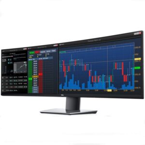 Dell U4919DW UltraSharp 49-Inch QHD 5120x1440 32:9 Curved Monitor (Renewed) with 1 YR CPS Enhanced Protection Pack