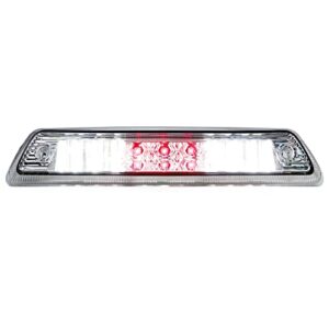 For 2009-2014 Ford F-150 LED High Mount 3rd Third Tail Brake Light (Chrome Housing Clear Lens)