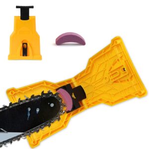 EYBS Chainsaw Sharpener, Portable Chain Saw Blade Teeth Sharpener Fast-Sharpening Stone Grinder Tools Suitable