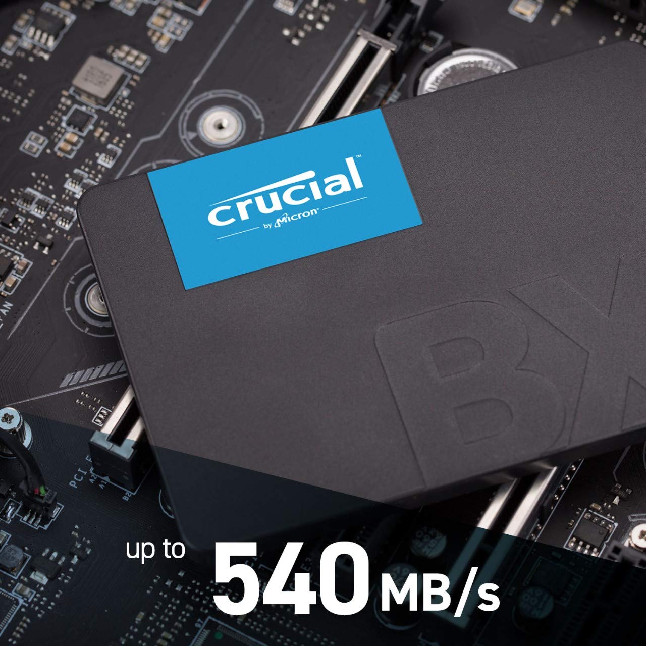 Crucial BX500 2TB 3D NAND SATA 2.5-Inch Internal SSD, up to 540MB/s - CT2000BX500SSD1Z