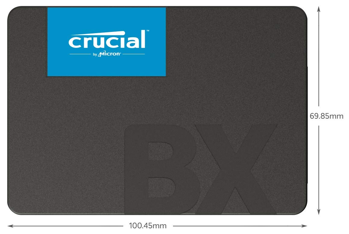 Crucial BX500 2TB 3D NAND SATA 2.5-Inch Internal SSD, up to 540MB/s - CT2000BX500SSD1Z