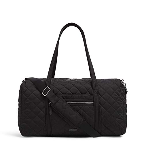 Vera Bradley Women's Performance Twill Lay Flat Travel Duffle Bag, Black, One Size