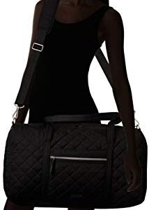Vera Bradley Women's Performance Twill Lay Flat Travel Duffle Bag, Black, One Size